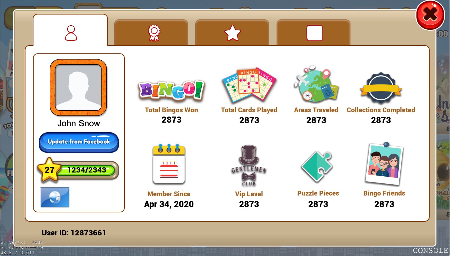 Bingo Legends Screenshot