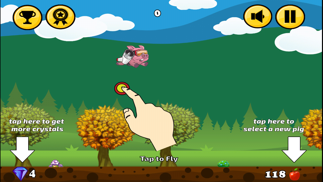Flappy Pig Screenshot